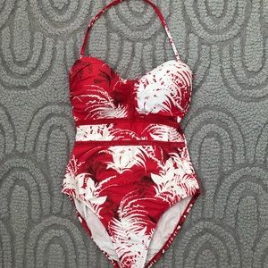 La Blanca bandeau one piece swimsuit